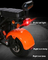 Vélomoteur broyé du noir électrique adulte hybride de vélo motorisé par scooter de moto