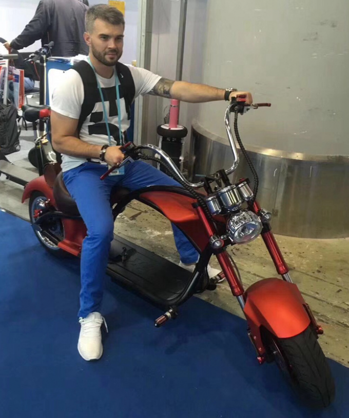 les personnes âgées de gros pneu de Citycoco de route de Harley Electric Scooter Bike Off de la roue 1000W 3 montent des tricycles 40