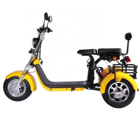 les personnes âgées de gros pneu de Citycoco de route de Harley Electric Scooter Bike Off de la roue 1000W 3 montent des tricycles 18